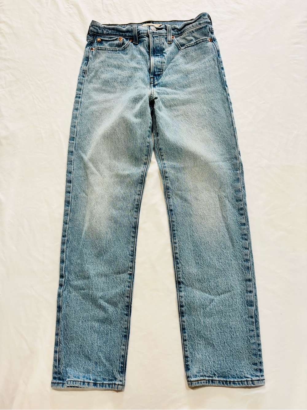 Levi's Wedgie Straight 28x30 Light Blue Jeans